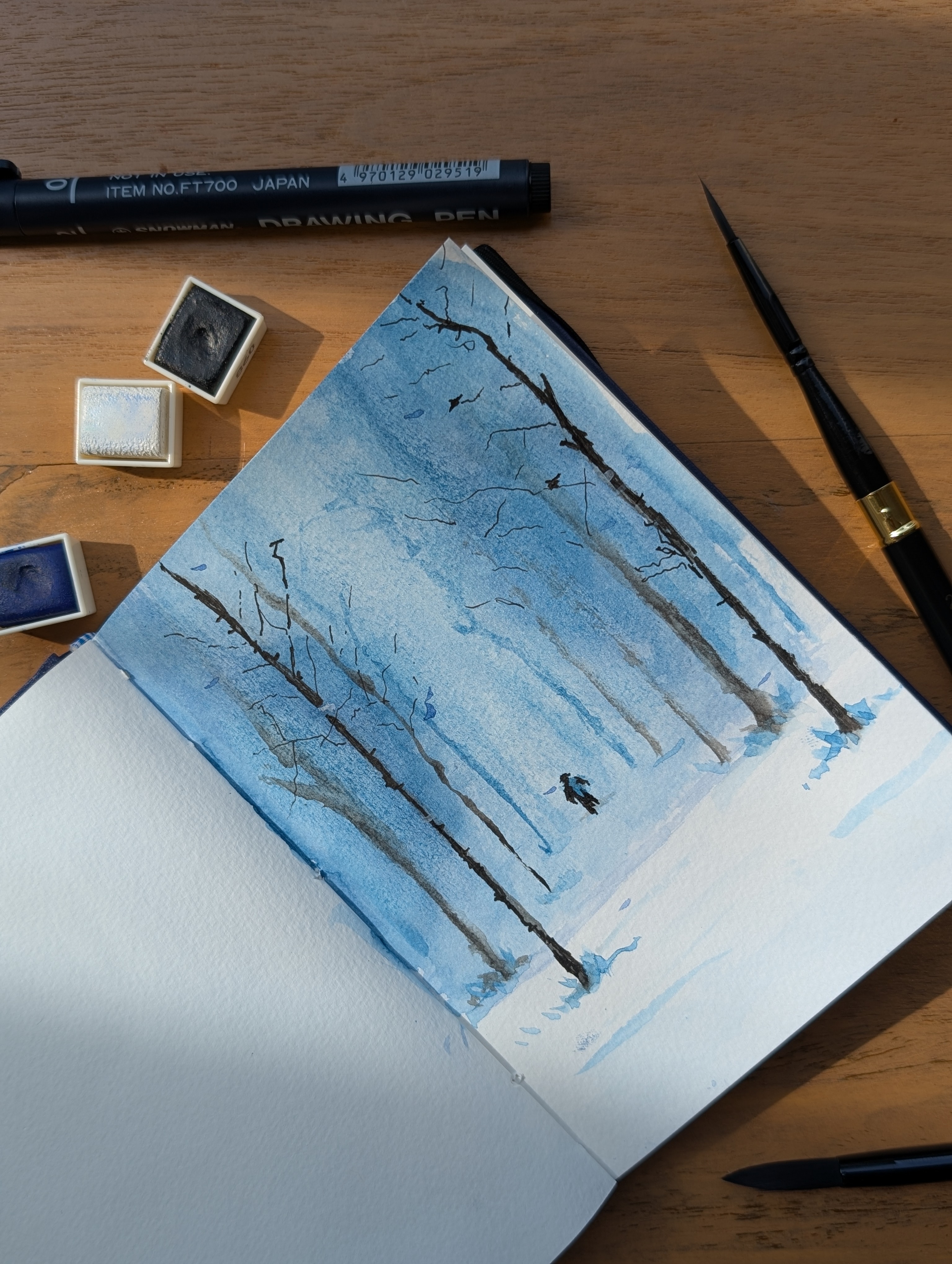 Studio art session